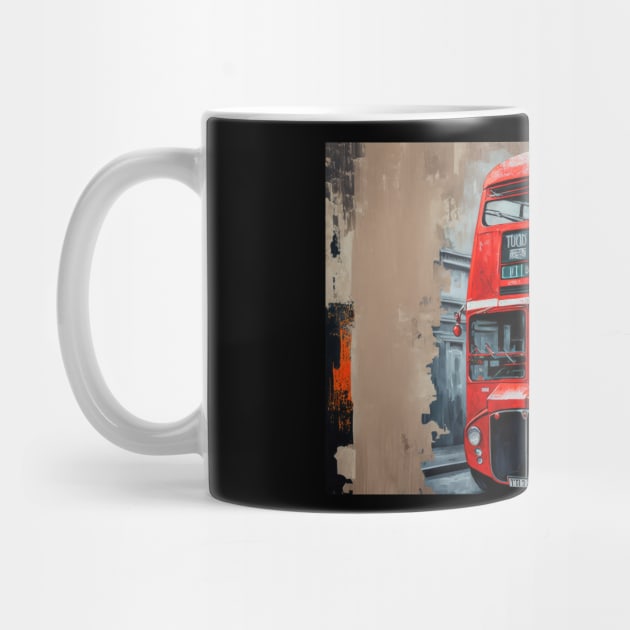 London Bus by Buff Geeks Art